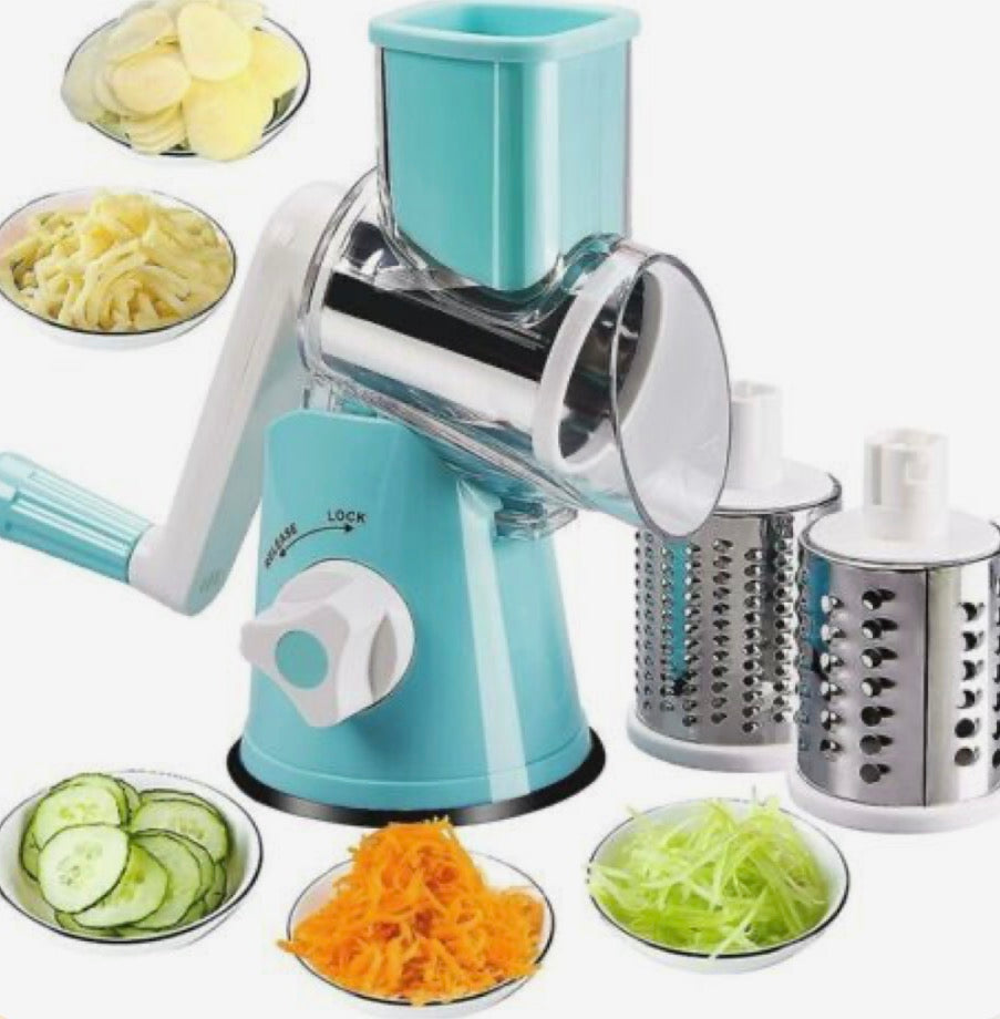 SlicePro™ 5-in-1 Rotary Kitchen Grater